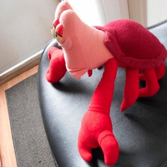 Disney Sebastian Little Mermaid Plush 14 in wide Claw to Claw Stuffed Animal Toy - Picture 3 of 6